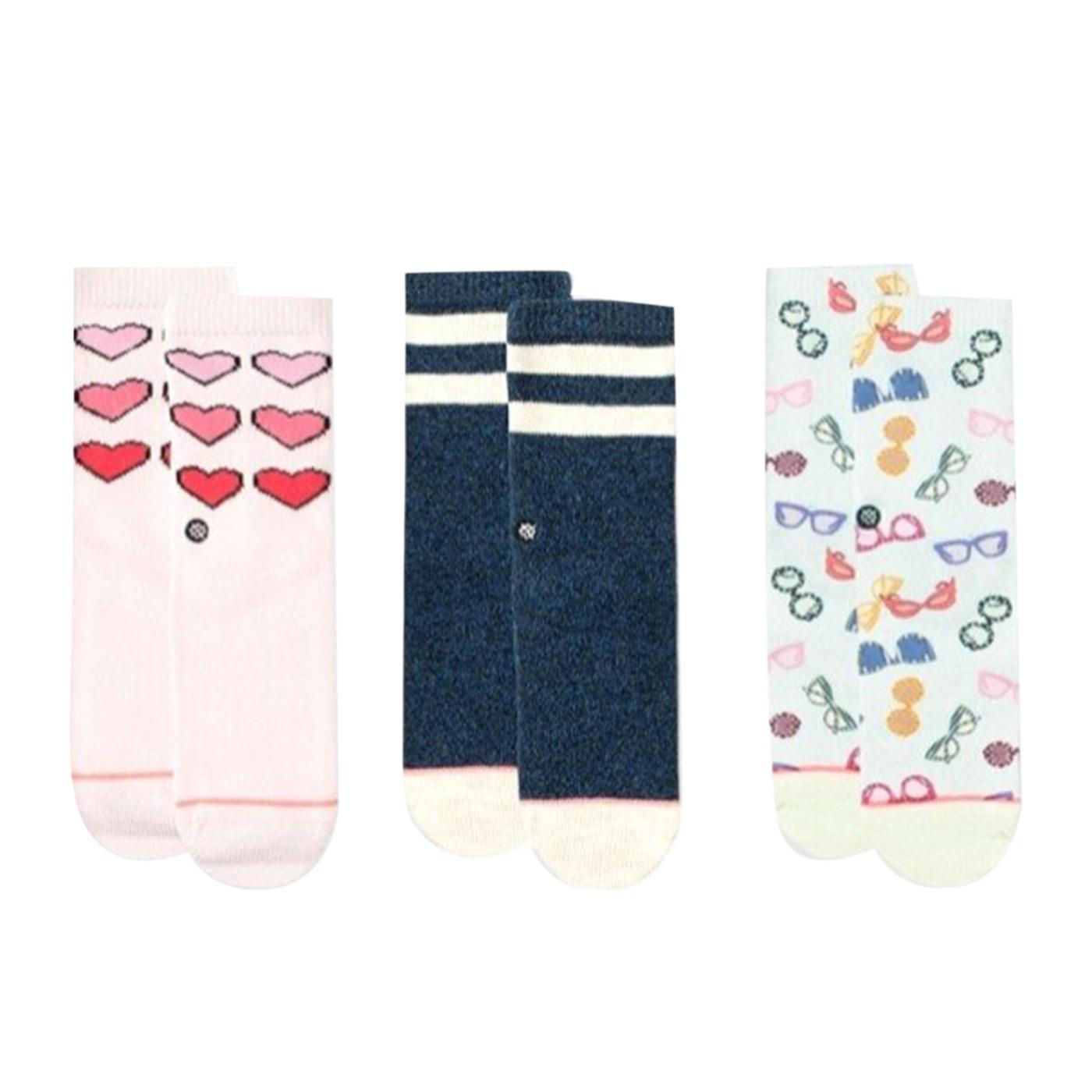 Kids Xo Box Set 3-6 Months - Set da Tre Paia di Calzini Bambini Multicolore F110C18SE4  STANCE 