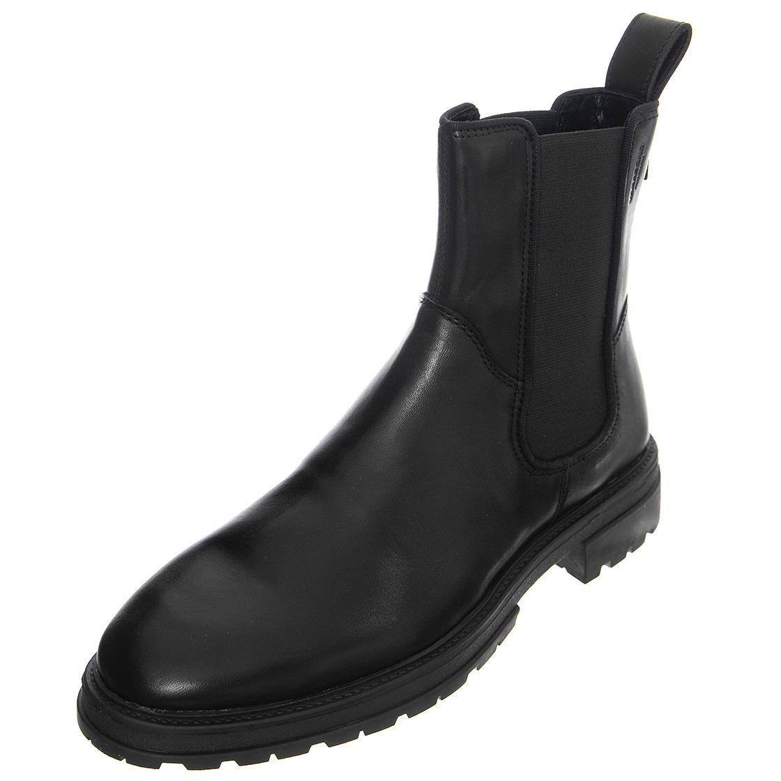 JOHNNY 2.0 COW LEATHER BLACK - Stivaletti alla Caviglia Uomo Neri VBM5479-001-20 . VAGABOND 