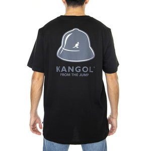 Cap Heritage Black - Maglietta Girocollo Uomo Nera KAF22UTS219-99  KANGOL 