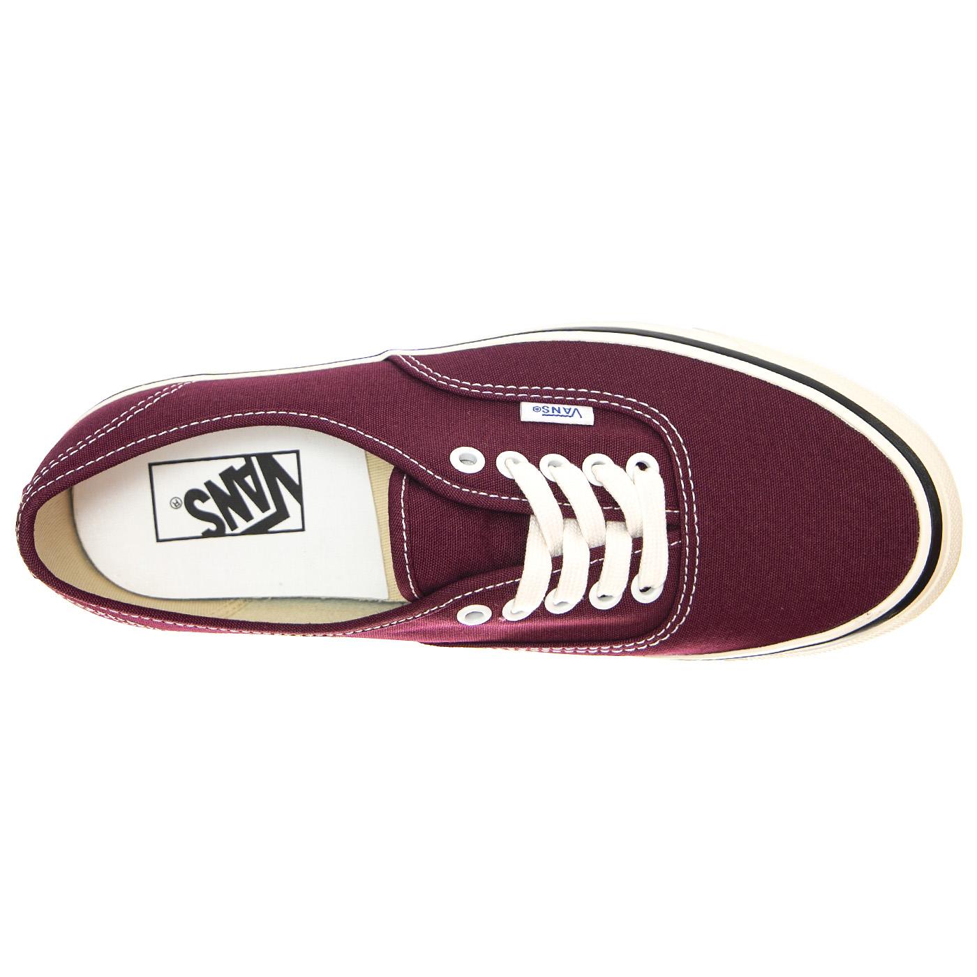 UA Authentic 44 DX (Anaheim Factory) OG Burgundy - Scarpe Stringate Profilo Basso Uomo Bordeaux VN0A38ENQA61  VANS 