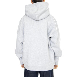 Icona Extra Heavy Hood Fleece Heather Grey - Felpa con Cappuccio Uomo Grigia 112470148-HEA  OBEY 