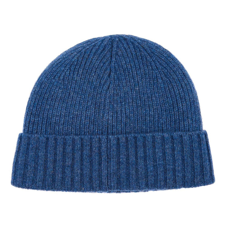 Carlton Beanie Dark Denim - Cappellino a Cuffia Blu FW22-MHA0449-BL71  BARBOUR 