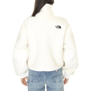 W Platte High Pile Fleece 1/4 Zip Gardenia White - Felpa Donna Bianca NF0A5GGIN3N1  THE NORTH FACE 