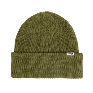 Bold Organic Beanie Army - Berretto in Maglia Verde 100030170 ARM OBEY 