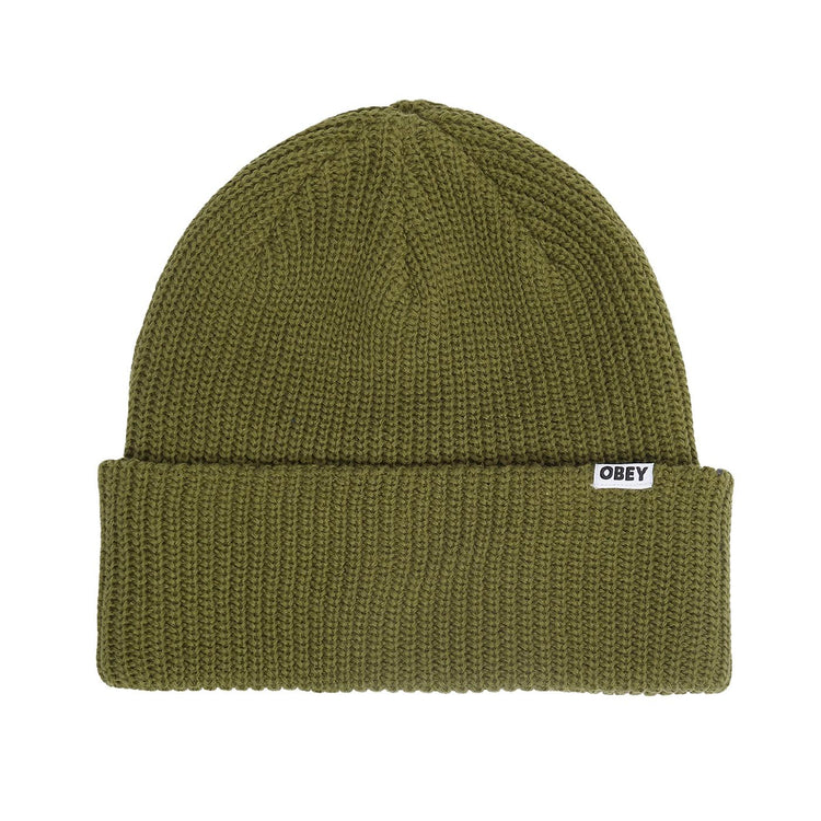 Bold Organic Beanie Army - Berretto in Maglia Verde 100030170 ARM OBEY 