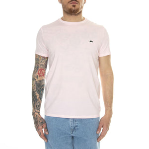 T-Shirt T03 Pink - Maglietta Girocollo Uomo Rosa TH6709-T03  LACOSTE 