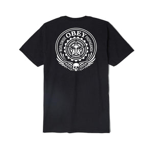 OBEY SKULL AND WINGS BLACK 165361682-BLK  OBEY 