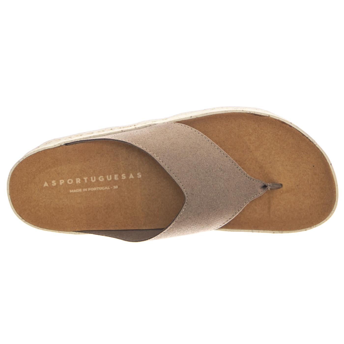 Cole L Eco Suede Taupe - Sandali Donna Marroni P018223001  ASPORTUGUESAS 