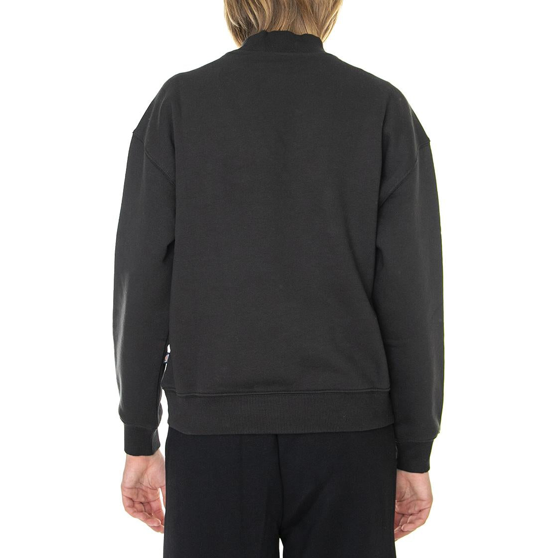 Oakport High Neck Sweat Black - Felpa Mezzo Collo Donna Nera DK0A4XD5BLK1  DICKIES 