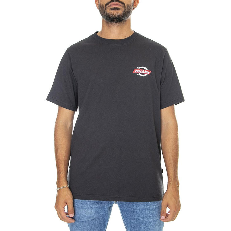 SS Ruston Tee Black - Maglietta Girocollo Uomo Nera DK0A4XDCBLK1  DICKIES 
