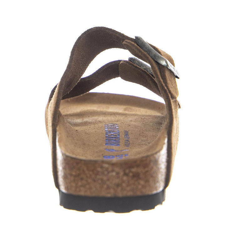 Arizona SFB Dark Tea, Suede Leather - Sandali Uomo Marroni 1030865 . BIRKENSTOCK 