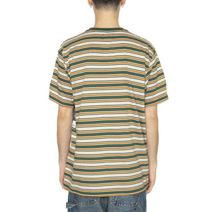 Hilt Alpha Line S/S Knit - Maglietta Girocollo Uomo Multicolore 02960-PNGBB . BRIXTON 