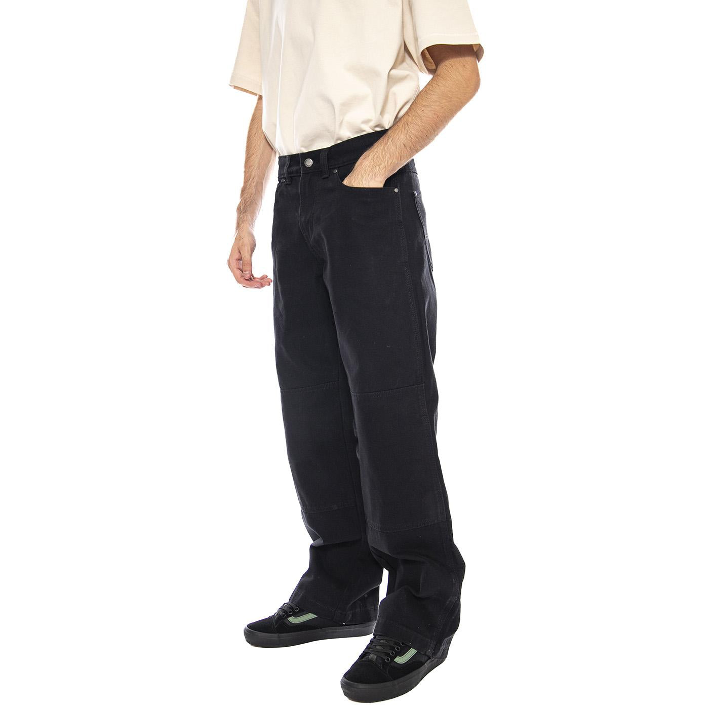 THRASHER X DICKIES Pant Black - Pantaloni Uomo Neri DK0A88OPBLK1 . DICKIES 