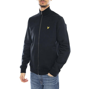 Brushback Full Zip Dark Navy - Felpa con Zip Uomo Blu ML2148V-Z271 . LYLE & SCOTT 