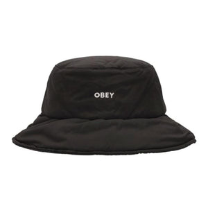 Obey Insulated Bucket Hat Black - Cappello da Pescatore Nero 100520085 BLK OBEY 