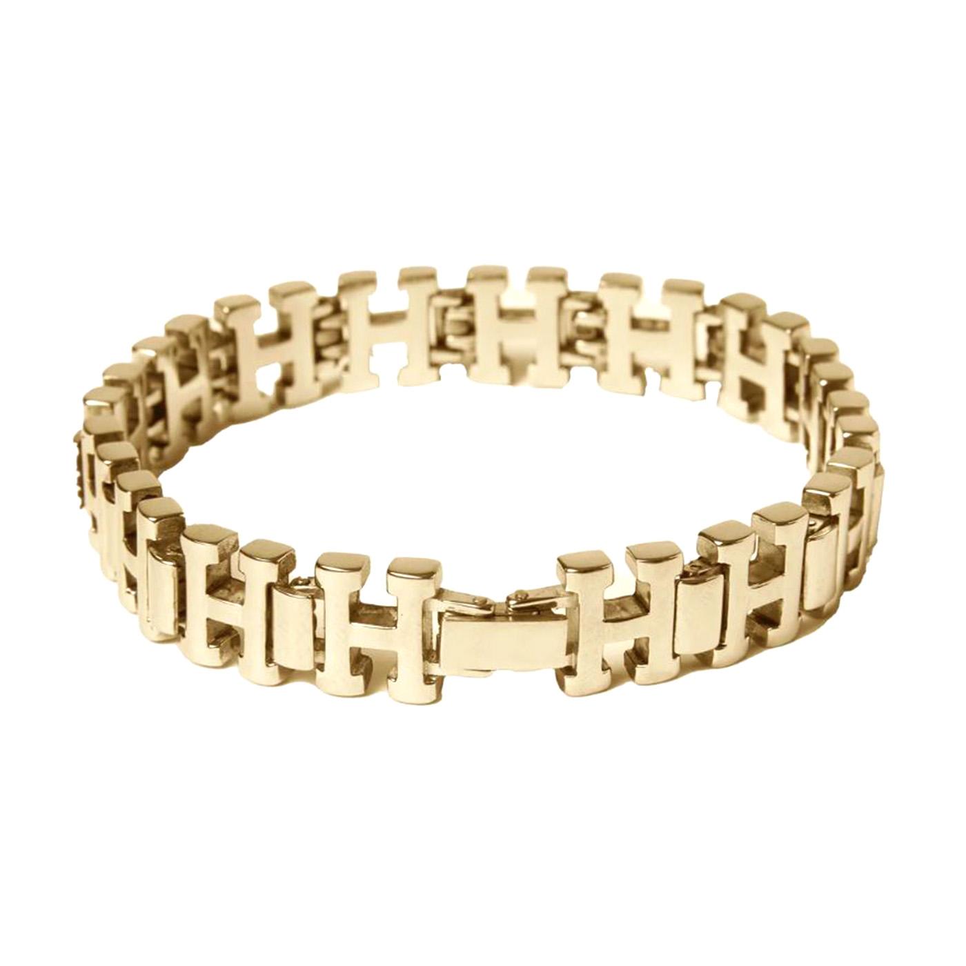 H Link Bracelet - Bracciale Oro AC00985-GOLD  HUF 
