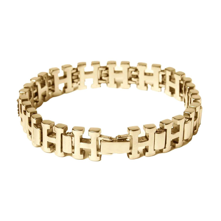 H Link Bracelet - Bracciale Oro AC00985-GOLD  HUF 
