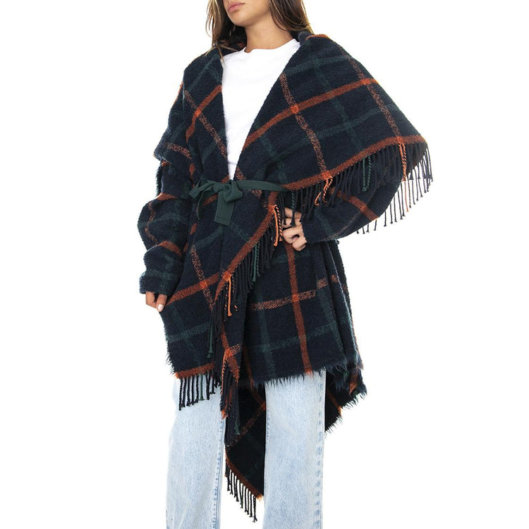 021SD35022 Poncho Scozzese Donna 021SD35022 -029097-01  ALESSIA SANTI 