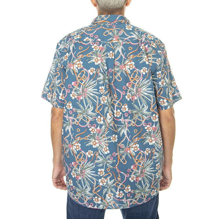 M's Go To Shirt Dirt Bags Multi: Abalone Blue Shirt XS 52691-DIMB  PATAGONIA 