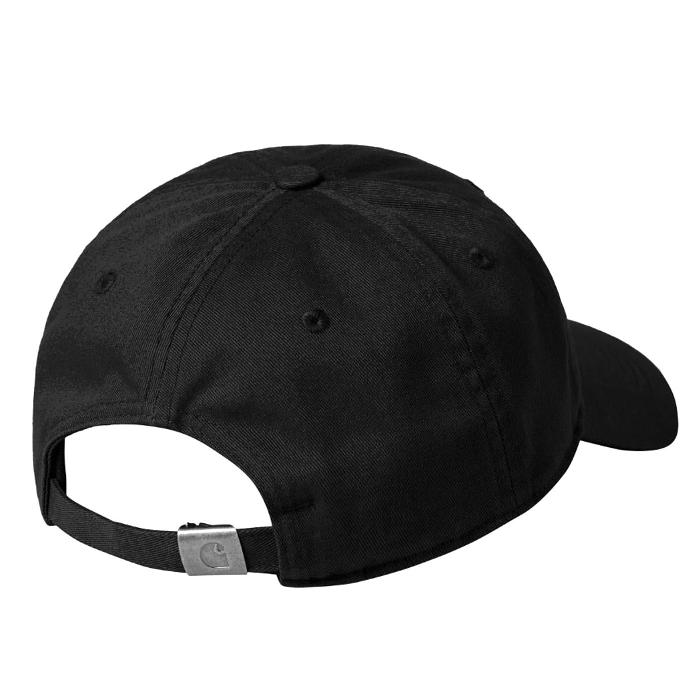 W' Madison Logo Cap Black / White - Cappellino con Visiera Nero I034606.0D2XX  CARHARTT WIP 