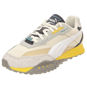Blktop Rider PRM Alpine Snow / Ash Gray Shoes - Scarpe Stringate Profilo Basso Uomo Multicolore 394829-01  PUMA 