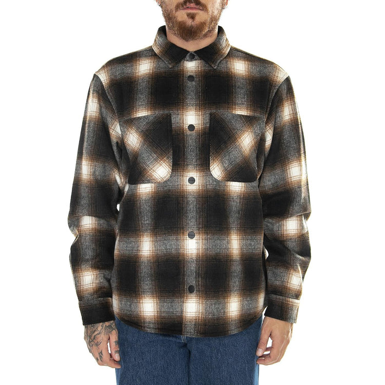Moreau Shirt Jac Moreau Check, Deep H Brown - Giacca Uomo Marrone I032209.1PPXX  CARHARTT WIP 
