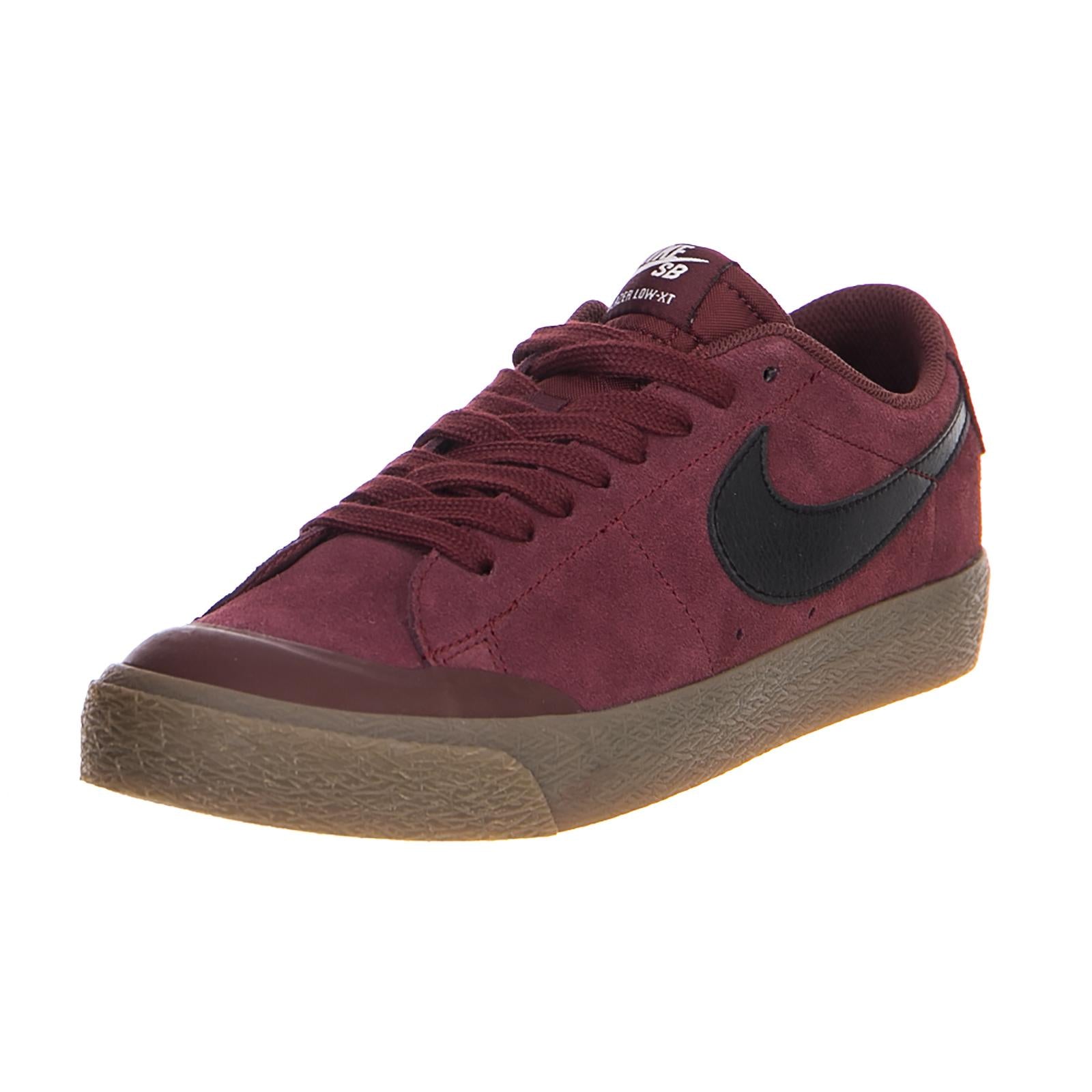 NIKE SB BLAZER ZOOM LOW XT DARK TEAM RED/BLACK-GUM LIGHT BROWN-SAIL 864348-609  NIKE 