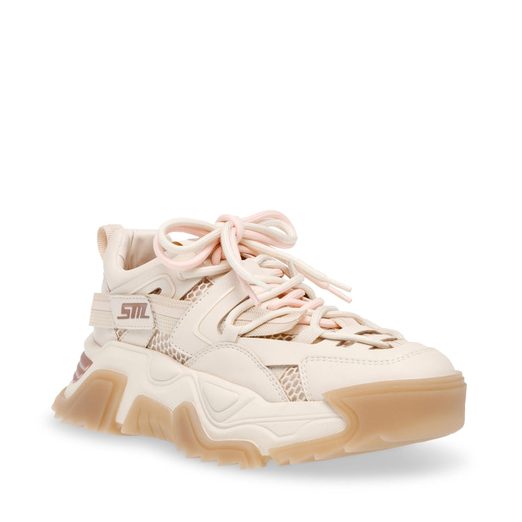 Kingdom Cream Rose Gold Mesh + PU - Scarpe Stringate Profilo Basso Donna Gold / Beige SMPKINGDOM-CRMRSEGLD  STEVE MADDEN 