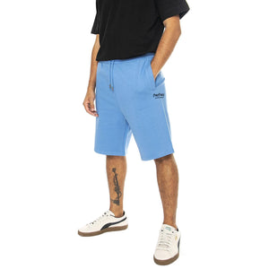 Hudson Script Sweat Short Riviera - Bermuda in Felpa Uomo Blu PFD0361-266  PENFIELD 