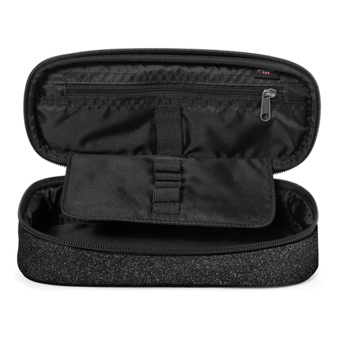 Oval Single Spark Black - Astuccio Portapenne Nero EK000717N981  EASTPAK 