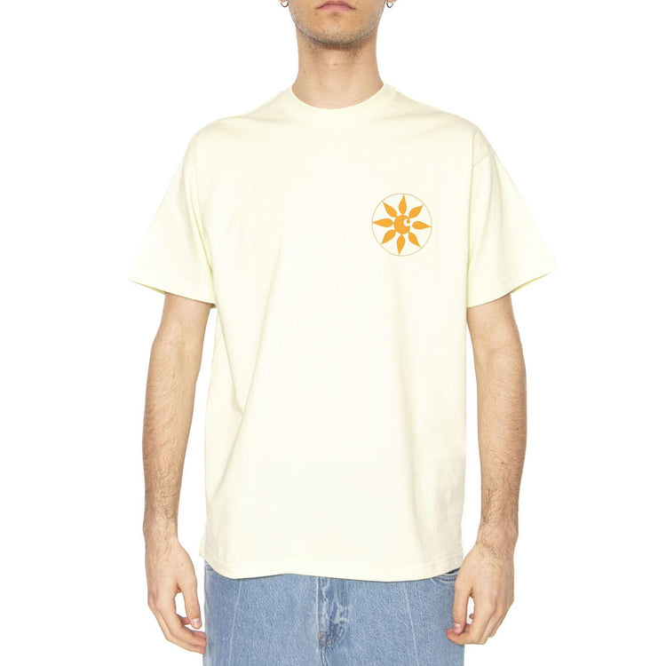 S/S Senses T-Shirt Air Green - Maglietta Girocollo Uomo Verde I034771.2P6XX  CARHARTT WIP 