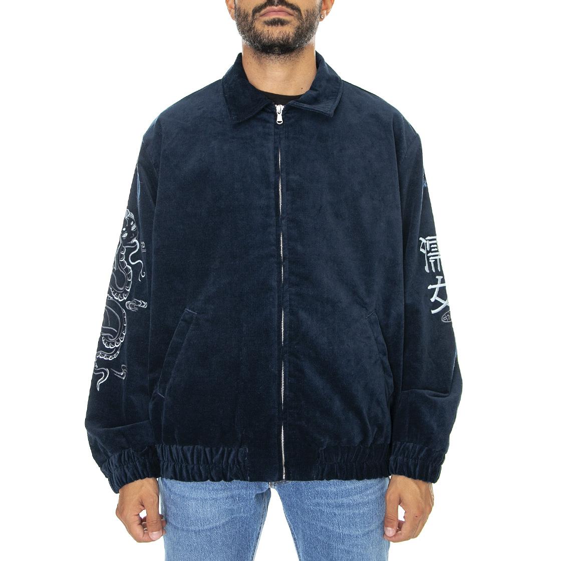 Midnight Jacket Navy Blazer - Giacca Invernale in Velluto Uomo Blu I031075.NYB.67.-NYB.67  EDWIN 