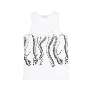 OCTOPUS OUTLINE TANK TOP BLACK WHITE 18SOTT03-BLACK-WHITE  OCTOPUS 