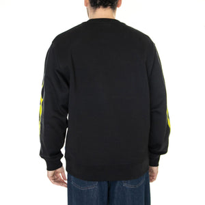 Alva Skates Crew Black - Felpa Girocollo Uomo Nera VN00061GBLK1  VANS 