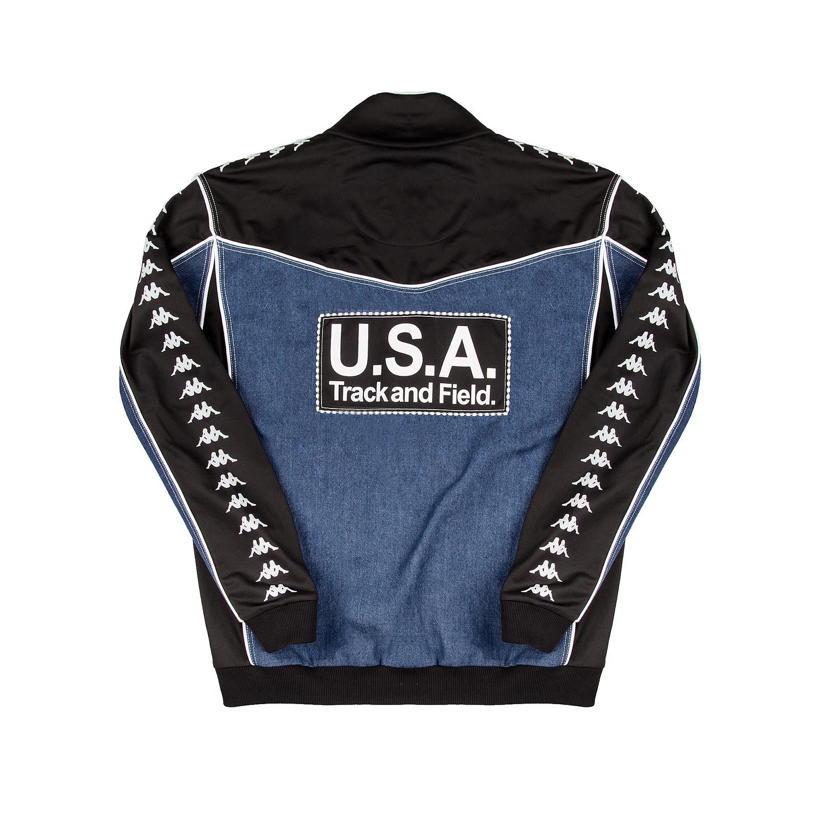 LA DENIM JACKET BLUE NAVY 303R3G0-212G  KAPPA 