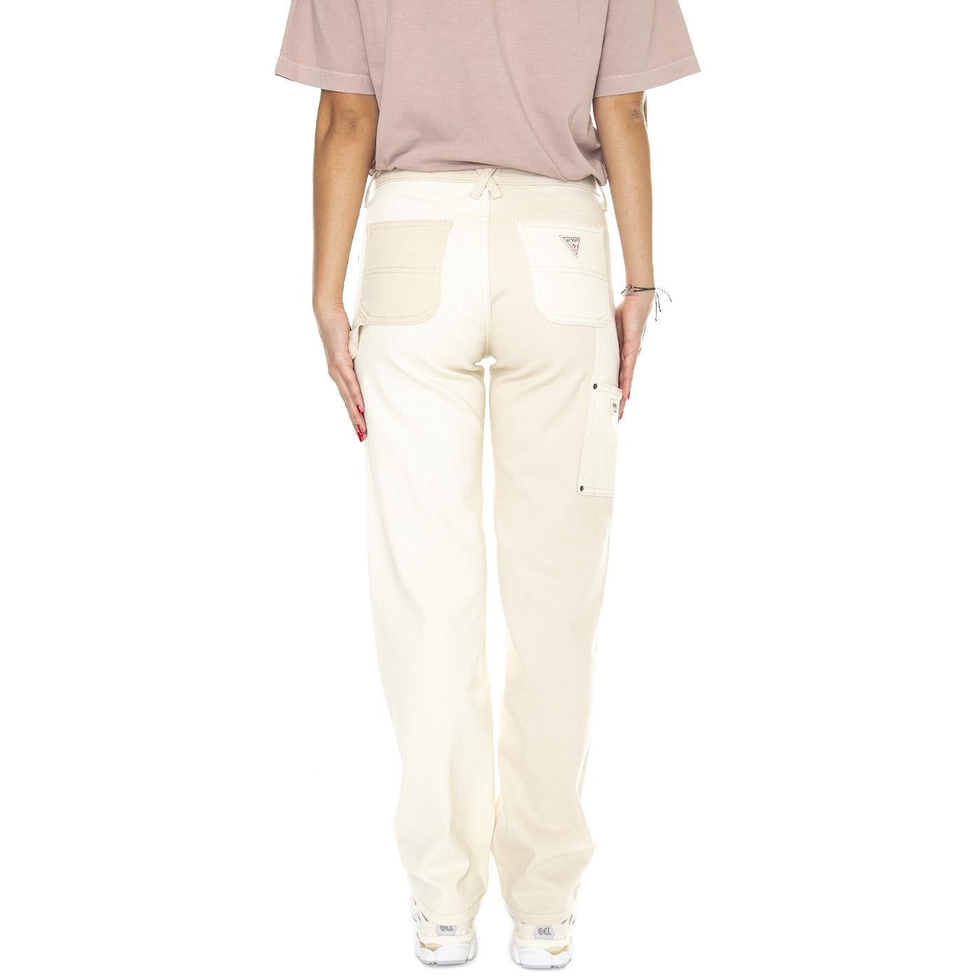 Go Kit Carpenter Pant Go Laurie Tan Wash - Pantaloni Donna Beige W3YG10D4RG0-F1DH  GUESS ORIGINALS 