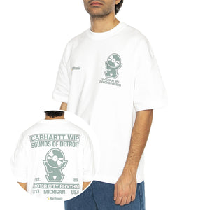 S/S Harttronix T-Shirt White - Maglietta Girocollo Uomo Bianca I034395.02XX  CARHARTT WIP 