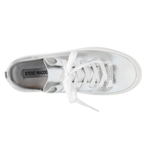 Dorey-Sm Silver - Scarpe Stringate Profilo Basso Donna Argento SMPDOREY-SM-SIL  STEVE MADDEN 