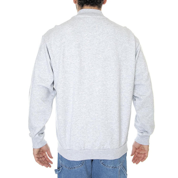 Athletic Cardigan Heather Grey - Cardigan In Felpa Uomo Grigio FL00197-HTGRY  HUF 