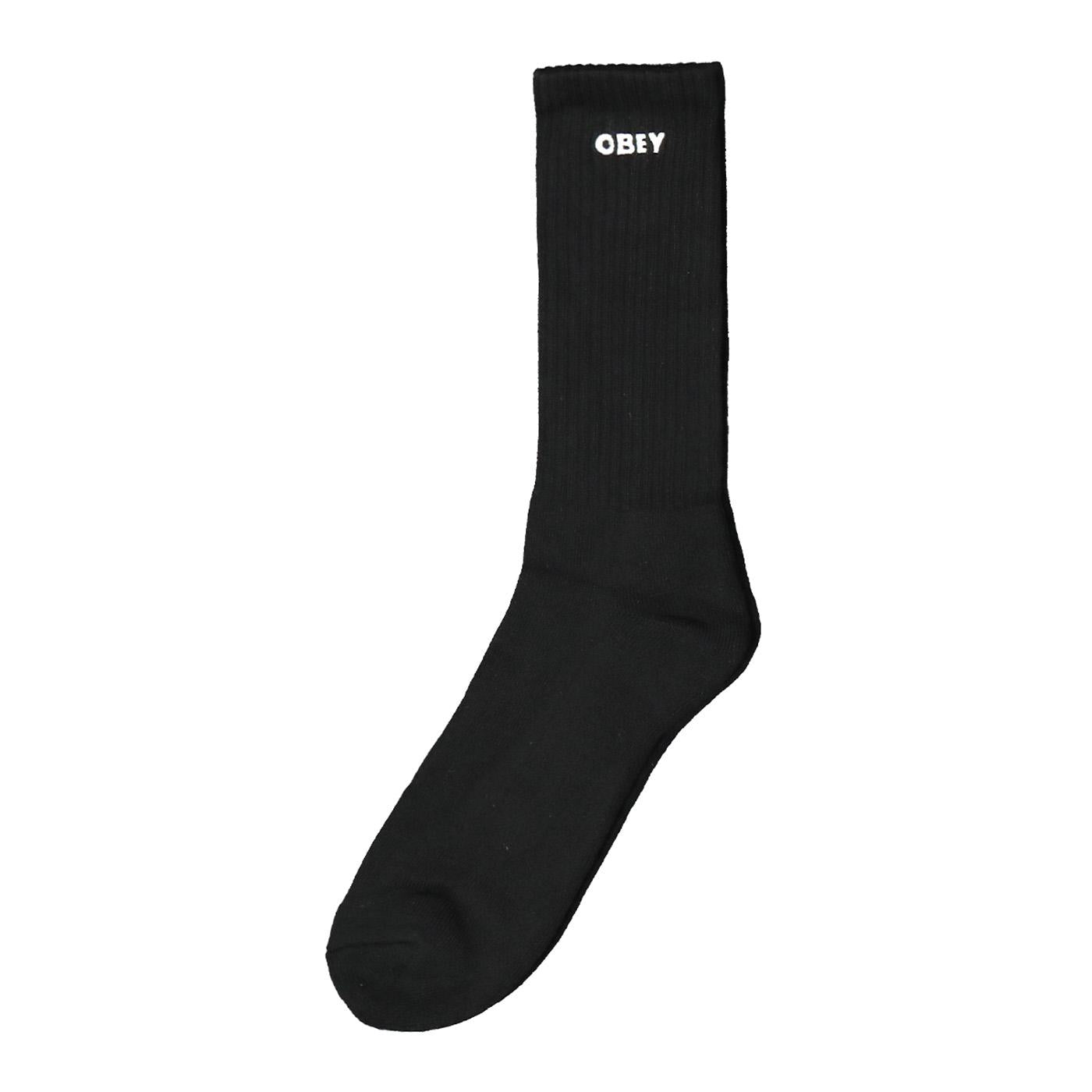 Obey Bold Socks - Calzini Neri 100260144 BLK OBEY 
