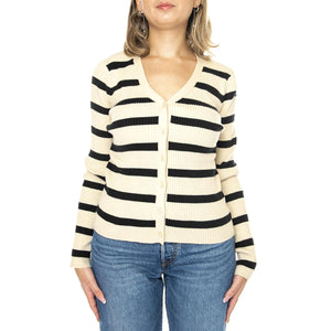 Tulip Cardigan Redwood Stripe Creme Brule Browns - Cardigan Donna Multicolore A8895-0004  LEVIS 