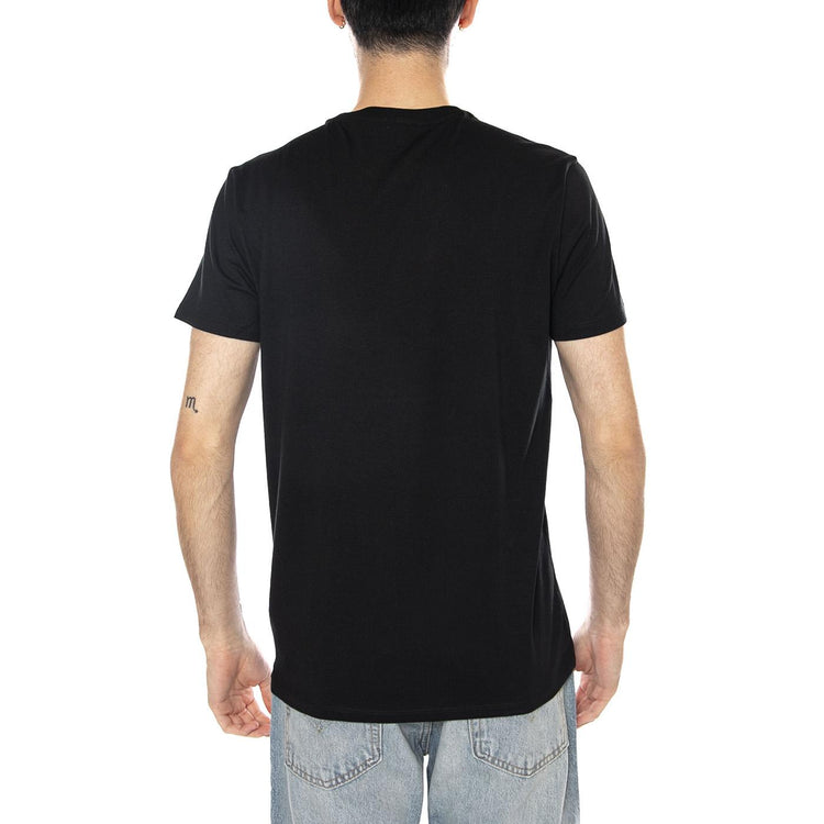 T-SHIRT BLACK - Maglietta Girocollo Uomo Nera TH6709 031 LACOSTE 