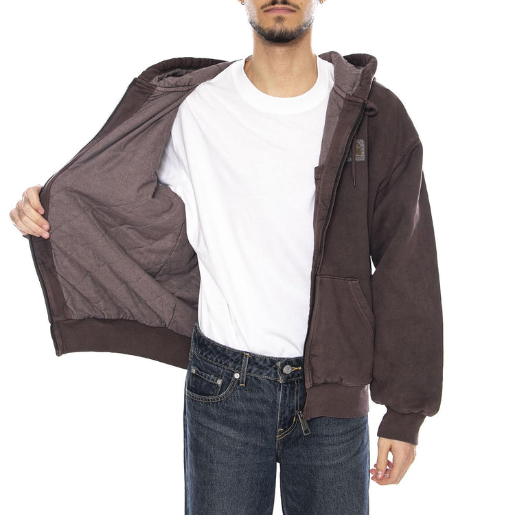 Hooded Vista Jacket -- Giacca Uomo Palisander Marrone con Cappuccio I029524.33HGD . CARHARTT WIP 