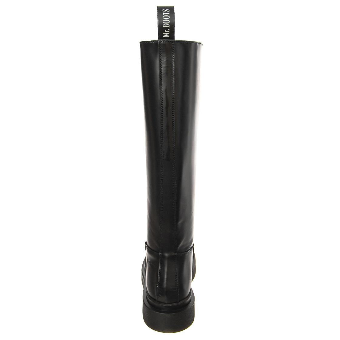T BOOT 20 SMOOTH BLACK - Stivali Alti Donna Neri BTSTBOOT20-BKS . MR BOOTS 