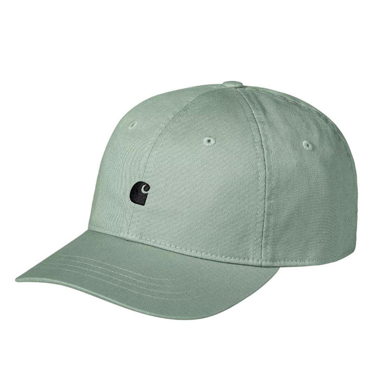Madison Logo Cap Frosted Green / Black - Cappellino con Visiera Verde I023750.2NFXX  CARHARTT WIP 