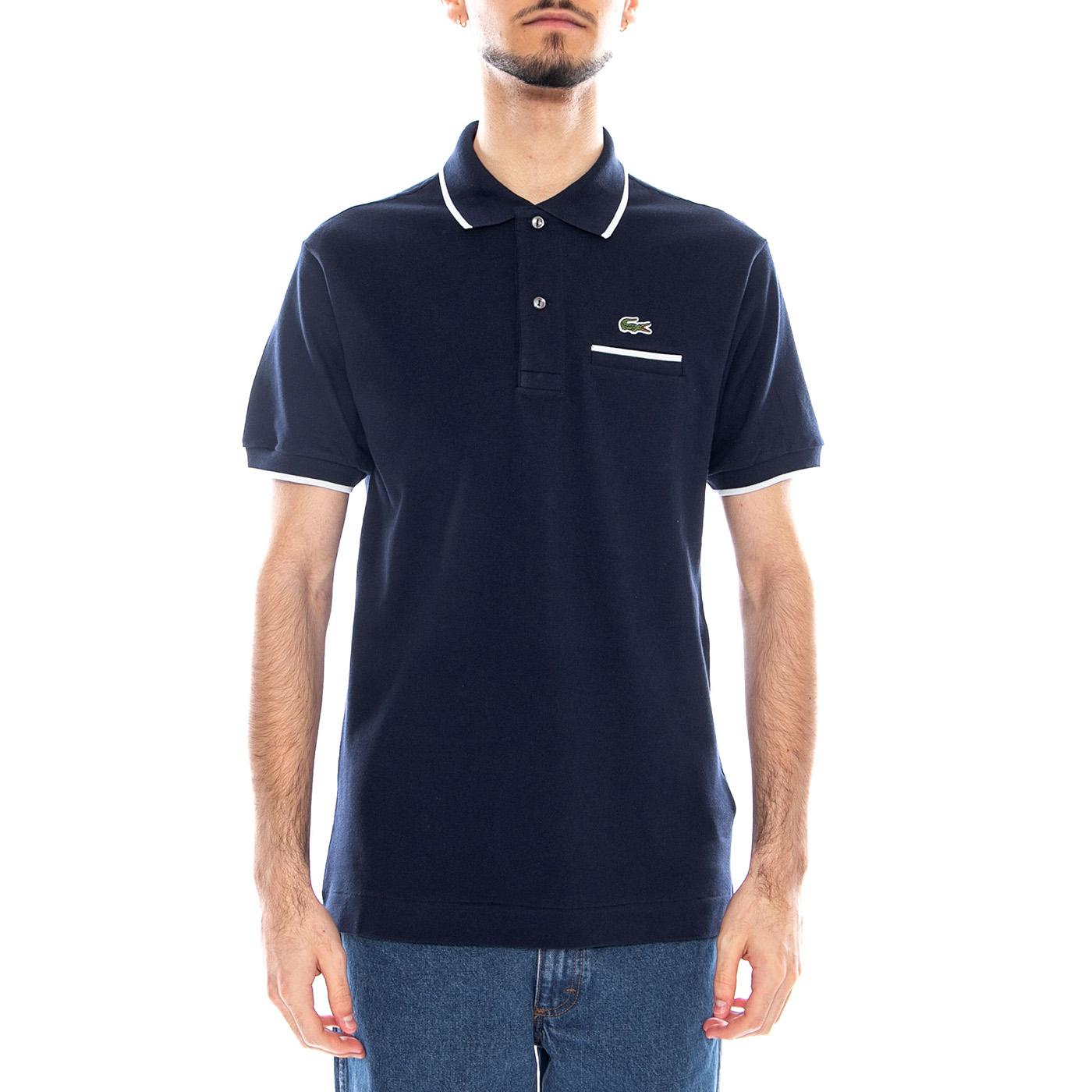 Maglietta M/C - Polo Lacoste con Logo Uomo Blu PH9838 HHW LACOSTE 