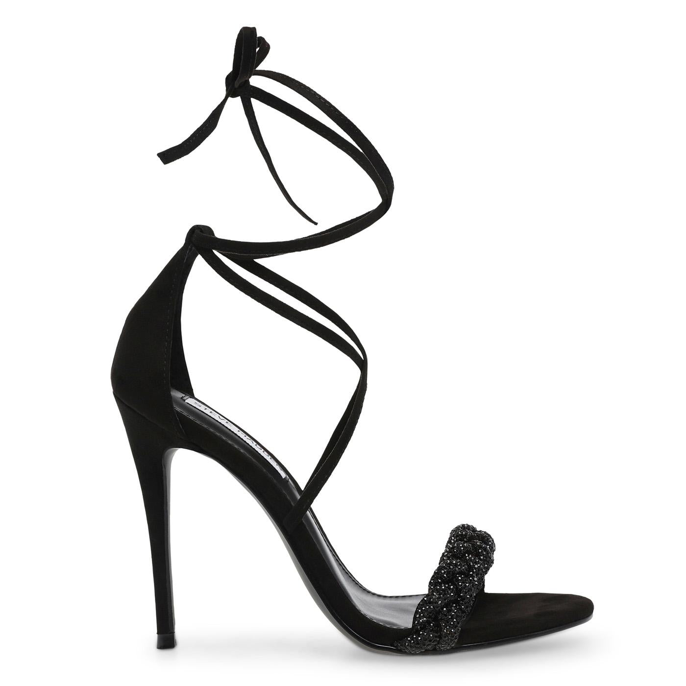 Bejeweled Black Crystal Microsuede + Stones - Sandali Donna Neri SMSBEJEWELED-BLK  STEVE MADDEN 