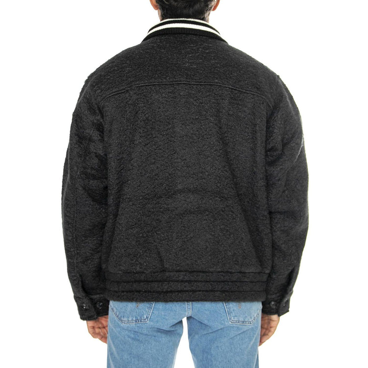 Saunders Blouson Jacket Black - Giacca Uomo Nera 121800571-BLK  OBEY 