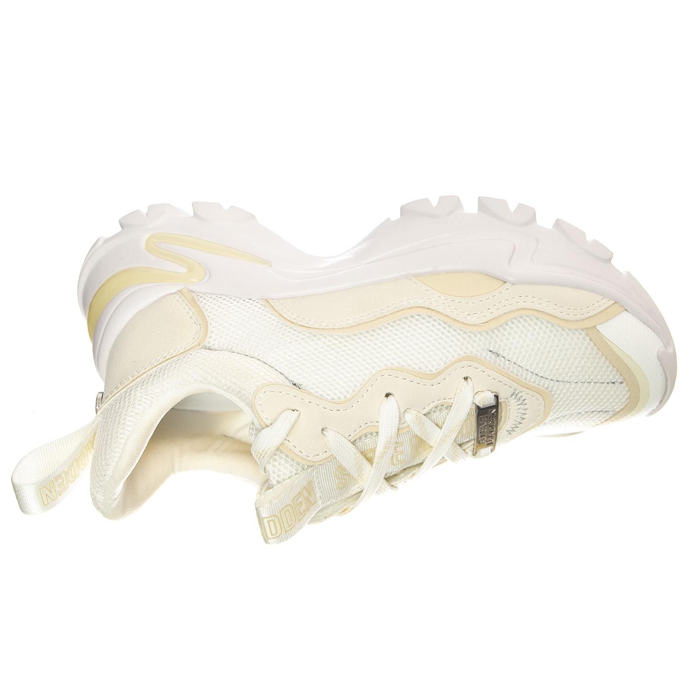 Manerva Off-White - Scarpe Stringate Profilo Basso Donna Bianche SMPMANERVA-OWH  STEVE MADDEN 