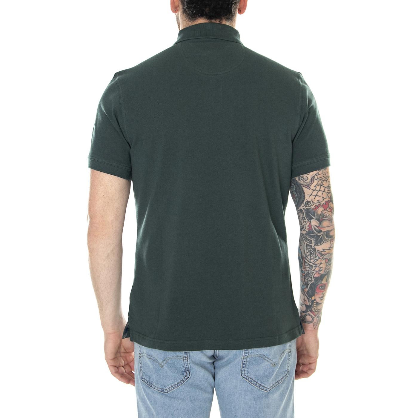 Tartan Pique Polo Green Gables - Polo Uomo Verde MML0012-GN89-SS23  BARBOUR 